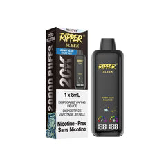 Bomb Blue Razz Ice Ripper SLEEK Zero Nicotine Disposable Vape 20000 puffs