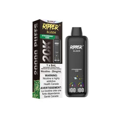 Strawberry Kiwi Ripper 20K Sleek Disposable Vape by RufPuf 20000 puffs disposable vape
