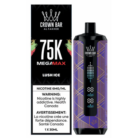 Lush Ice AL FAKHER Crown Bar Disposable Vape 75000 puff disposable vape