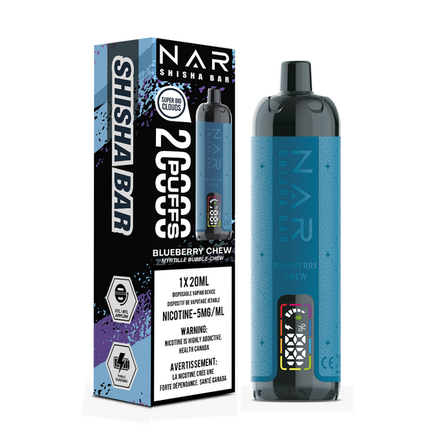 NAR Shisha Bar Vape Disposable - Blueberry Chew