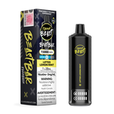 Lifted Lemon Mint - Flavour Beast Beast Bar Disposable Vape, 15,000 puffs, 3mg/ml nicotine strength, 20ml e-liquid capacity.