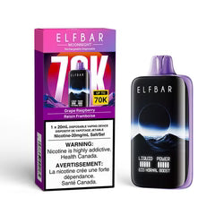Grape Raspberry ELFBAR 70K Puffs Disposable Vape