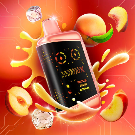 Kraze Mega X 48K Puff Disposable Vape.Juicy Peach Ice
