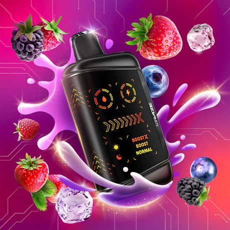 Kraze Mega X 48K Puff Disposable Vape.Quad Berry Ice
