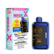 Kraze Mega X 48K Puff Disposable Vape.Tangy Blue Razz Ice