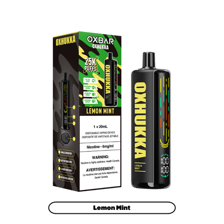 OXBAR OXHUKKA 25k Puffs Disposable Vape - Lemon Mint