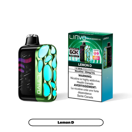 Lemon D Linvo Rave 60K Pro 60000 puffs disposable vape