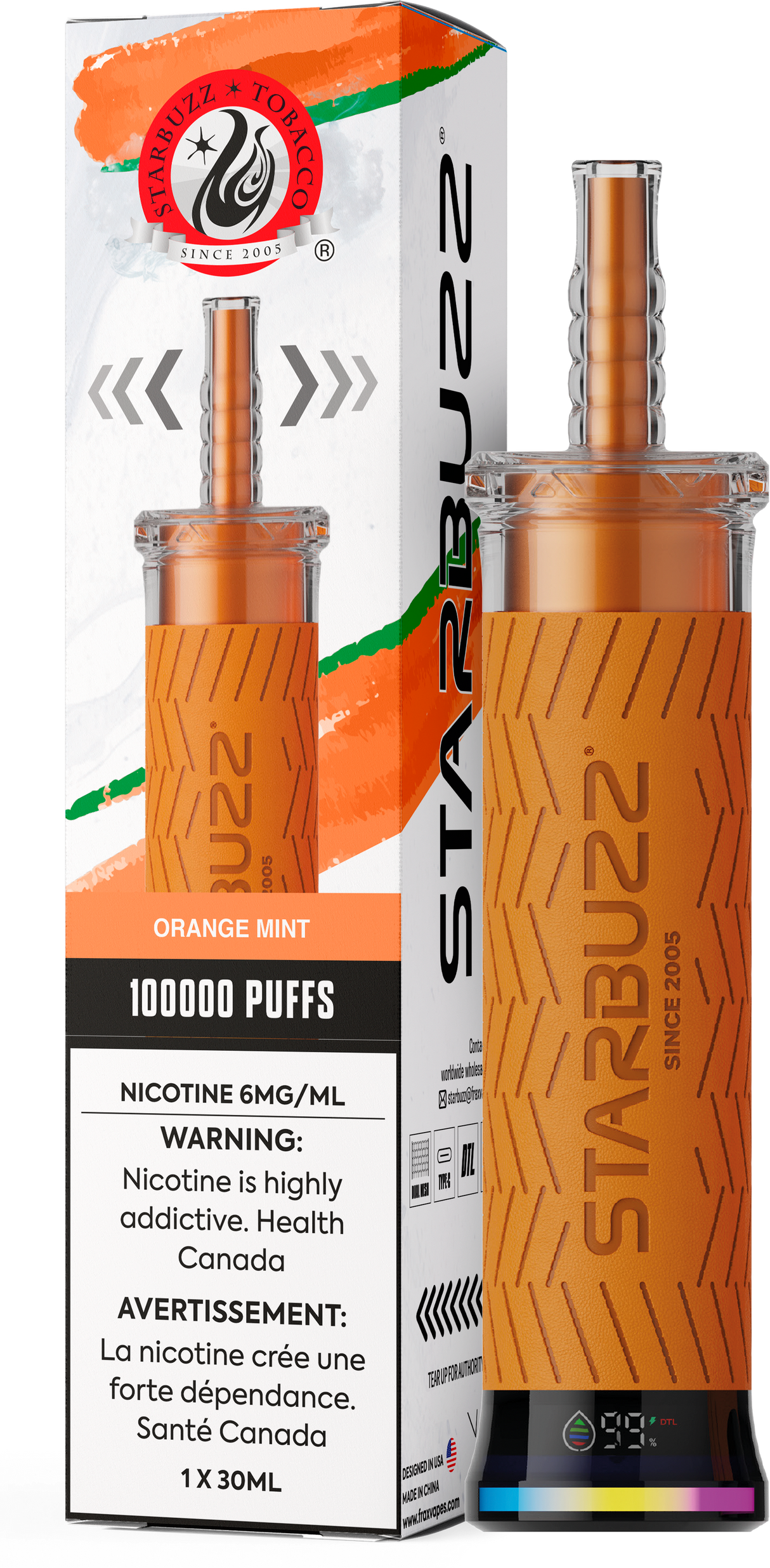 STARBUZZ Vape - Orange Mint