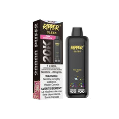 Pink Bomb Ice Ripper 20K Sleek Disposable Vape by RufPuf 20000 puffs disposable vape