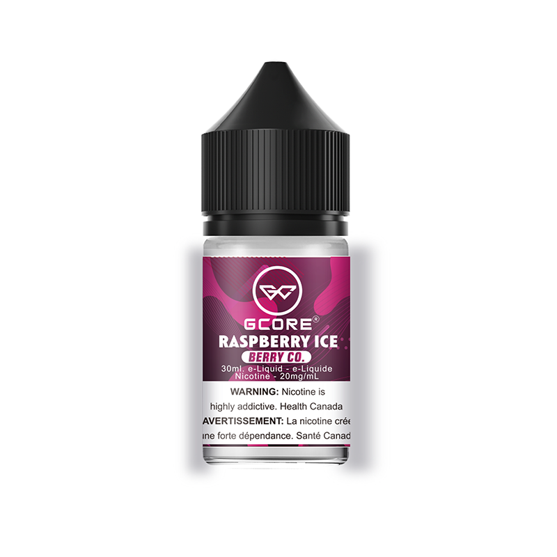 Raspberry Ice GCORE Vape Juice 30ml Bottle 20mg