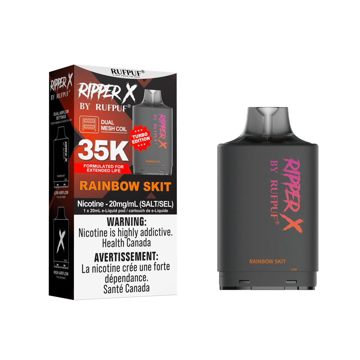 Rainbow SKIT - Ripper X 35k Turbo Pod 20mg/ml