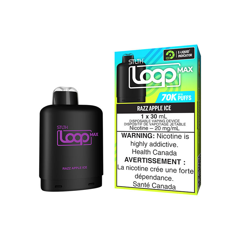 STLTH LOOP MAX Pod 70k - Razz Apple Ice