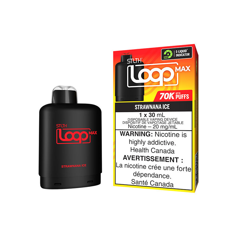 STLTH LOOP MAX Pod 70k - Strawnana Ice