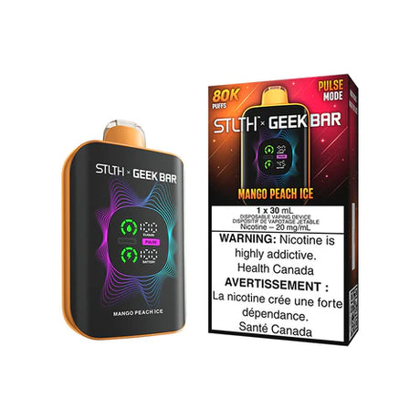 Mango Peach Ice STLTH X GEEK BAR 80K disposable vape