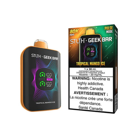 Tropical Mango Ice STLTH X GEEK BAR 80K disposable vape