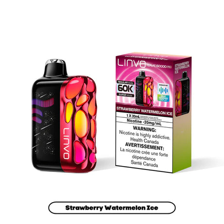 Strawberry Watermelon Ice Linvo Rave 60K Pro disposable vape