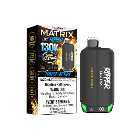 Triple Berry Ripper Matrix 130K Disposable Vape