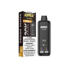 Vanilla Banana Ripper 20K Sleek Disposable Vape by RufPuf 20000 puffs disposable vape