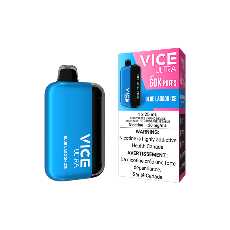 BLUE LAGOON ICE - VICE ULTRA DISPOSABLE VAPE 60K