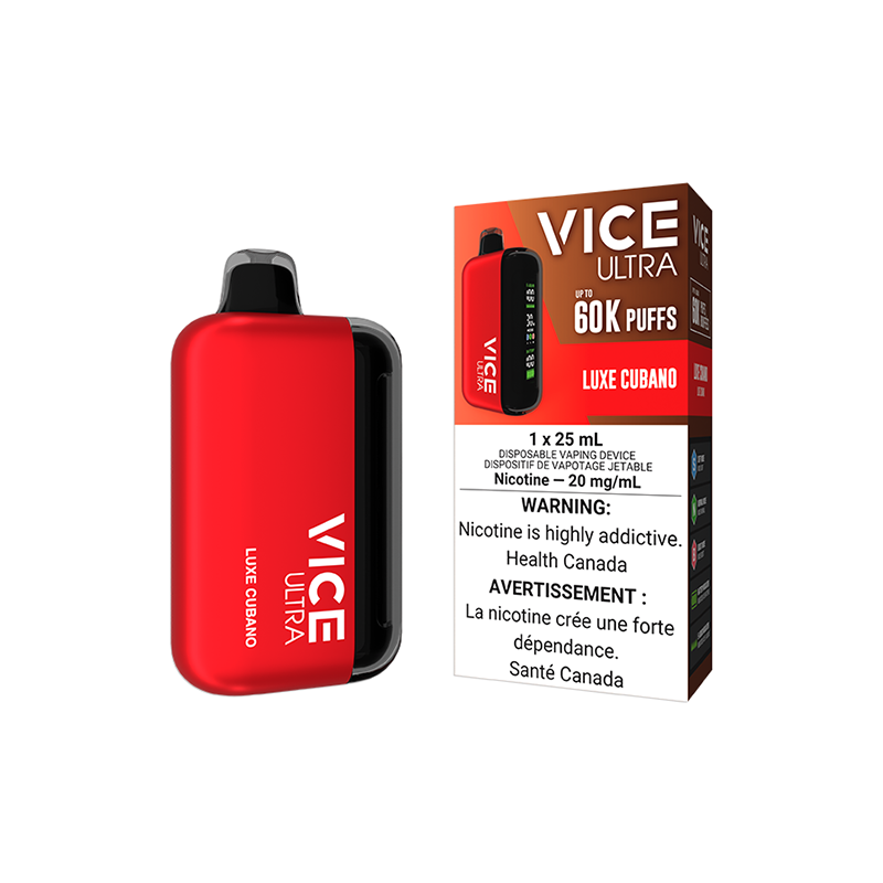 VICE ULTRA Disposable Vape 60K - Luxe Cubano Flavour