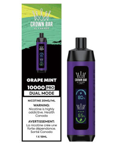 Grape Mint - AL FAKHER Crown Bar 10K Disposable Vape